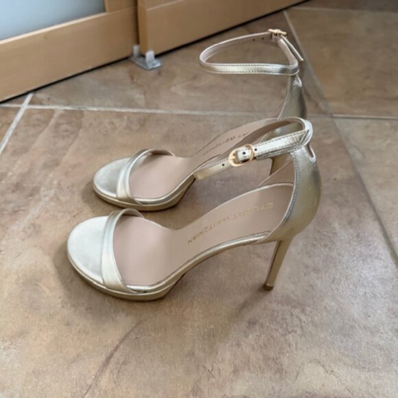 Stuart Weitzman Nudist Platform Sandal - Picture 2 of 5